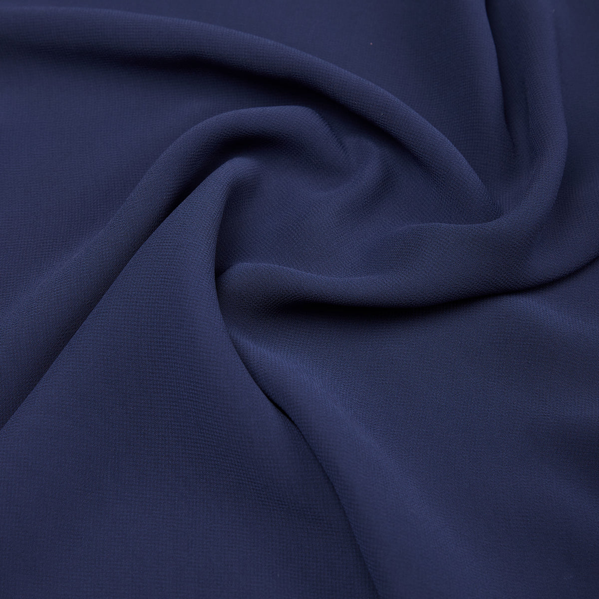 Tissu de robe en mousseline de soie multicolore_couleur_Bleu Marine