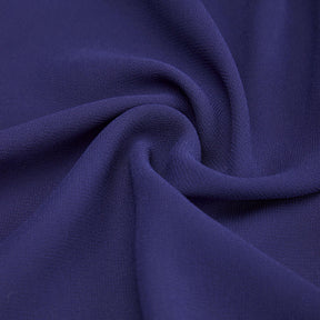 Tissu de robe en mousseline de soie multicolore_couleur_Bleu Royal