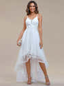 Robe Midi Ever-Pretty Pour Mariage Ou Soirée - Col V, Dentelle Et élastique - Élégante Et Confortable - 8