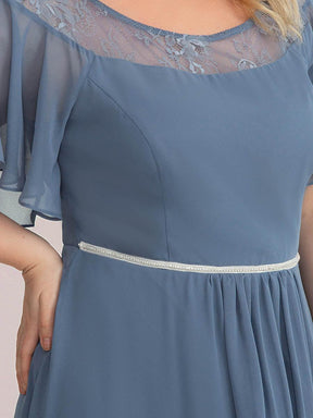 Robe mi-longue trapèze décontractée à encolure bateau pour femmes de grande taille avec ourlets asymétriques