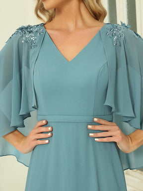 Taille personnalisée Robe de Demoiselle d'Honneur élégante en Mousseline