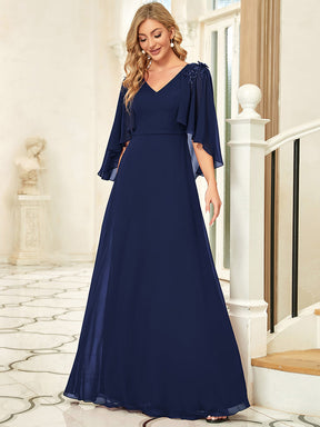 Taille personnalisée Robe de Demoiselle d'Honneur élégante en Mousseline