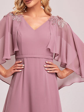 Taille personnalisée Robe de Demoiselle d'Honneur élégante en Mousseline