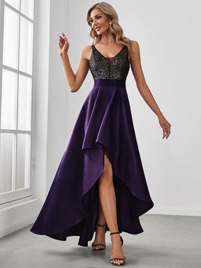 Taille personnalisée Robe de Bal Scintillante Sexy avec Dos Nu