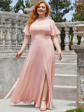 Taille personnalisée Robe de soirée sexy à épaules dénudées et à encolure en V