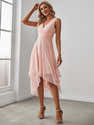 Robe Midi Ever-Pretty Pour Mariage Ou Soirée - Col V, Dentelle Et élastique - Élégante Et Confortable - 6