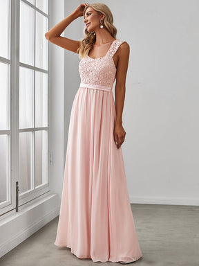 Taille personnalisée Robe de Demoiselle D'Honneur Trapèze Chiffon avec Corsage